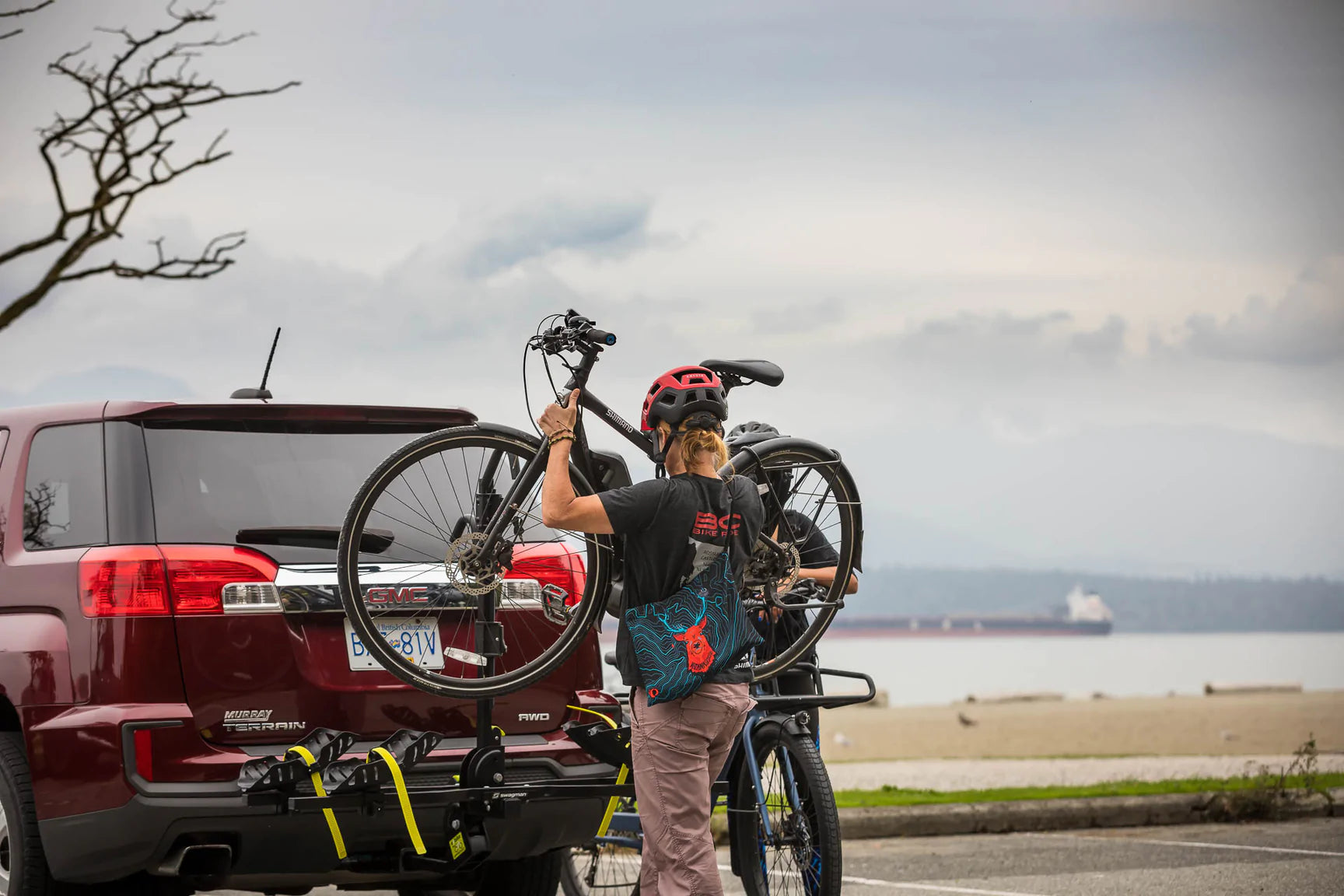 CURRENT ebike Approved Hitch Mount Platform Rack Swagman CA