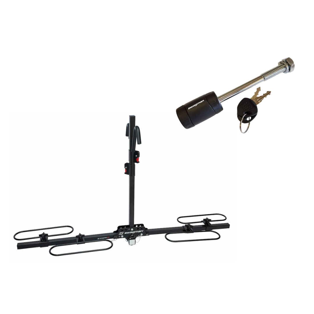 XC2 Bike Rack + 1/2" Locking Threaded Hitch Pin - Bundle